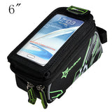 Bicycle Bag Waterproof MTB  Front For 6" 5.8" 4.8" Cellphone With Rain Cover - Jo-products,  - cycling & fishing,