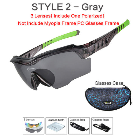 Sports SunGlasses UV 400-3 Lenses - Jo-products,  - cycling & fishing,