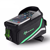 Bicycle Bag Waterproof MTB  Front For 6" 5.8" 4.8" Cellphone With Rain Cover - Jo-products,  - cycling & fishing,
