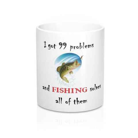 Mug 11oz - Jo-products, Mug - cycling & fishing, 