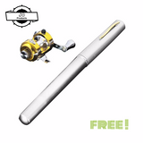 Pen Shape Fishing Rod With Reel Wheel - Jo-products, Fishing pen hook - cycling & fishing, 