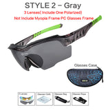 Sports SunGlasses UV 400-3 Lenses - Jo-products,  - cycling & fishing, 