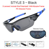 Sports SunGlasses UV 400-3 Lenses - Jo-products,  - cycling & fishing, 