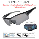 Sports SunGlasses UV 400-3 Lenses - Jo-products,  - cycling & fishing, 