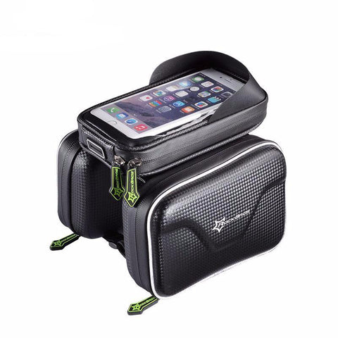 Waterproof Bicycle Front Tube Frame Bag+Touchscreen Phone Bags For 5.8/6.0 inch - Jo-products,  - cycling & fishing, 