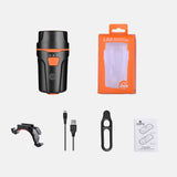 Bicycle Front Rechargeable Flashlight Waterproof - Jo-products,  - cycling & fishing, 