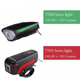 2 In 1 Bicycle Light Bell Horn Waterproof 350 Lumem - Jo-products,  - cycling & fishing, 